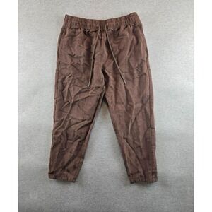 Scarface x Shoe Palace Women's Medium Chambray Brown Joggers - Embroidered‎ AOP